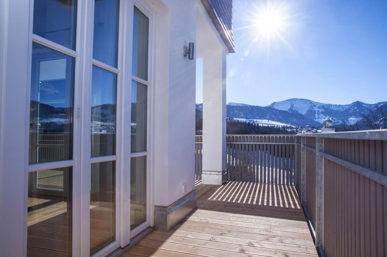 Haus "Bergblick" Ferienwohnung Hochgrat Oberstaufen Mit 2 Schlafzimmer Exterior foto